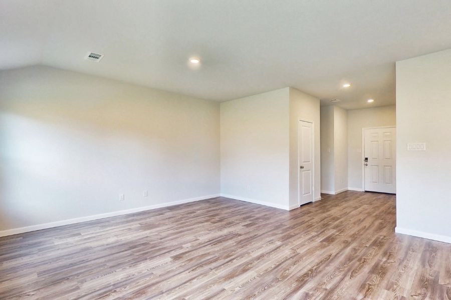 A room with white doors. A room with white doors.