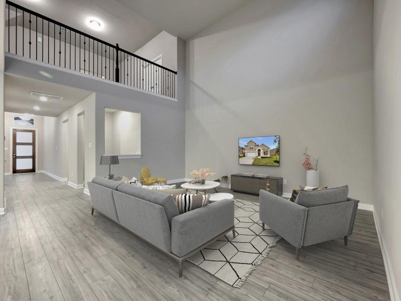 Photo is not of the actual home, but is an inspirational photo of builder’s model home and may depict options, furnishings, and/or decorator features that are not included Photo is not of the actual home, but is an inspirational photo of builder’s model home and may depict options, furnishings, and/or decorator features that are not included