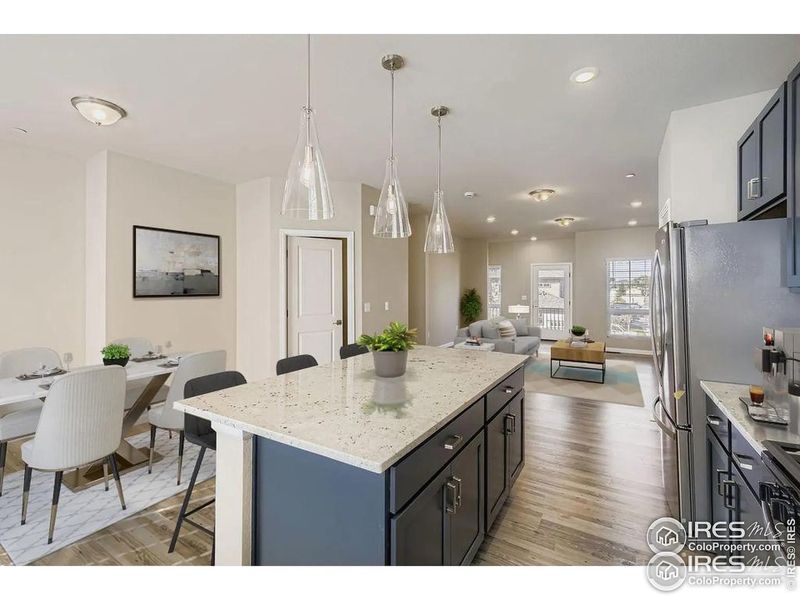 Sleek counters and stunning finishes