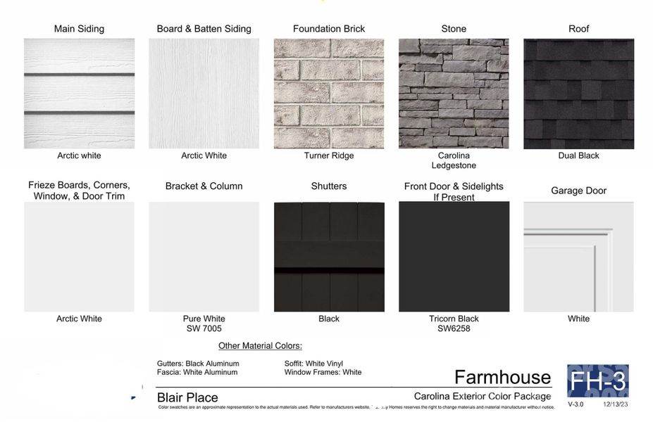 Exterior Color Scheme