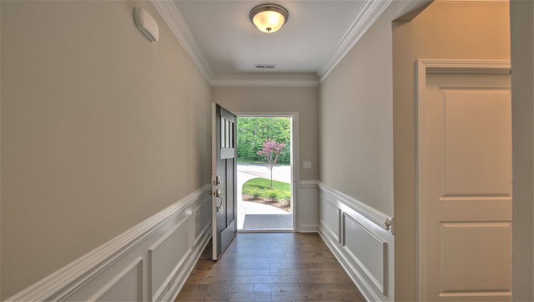 Representative unfurnished interior of a home built from the ARLINGTON DRHe by D.R. Horton in Valley View, Waynesville (Image 13).