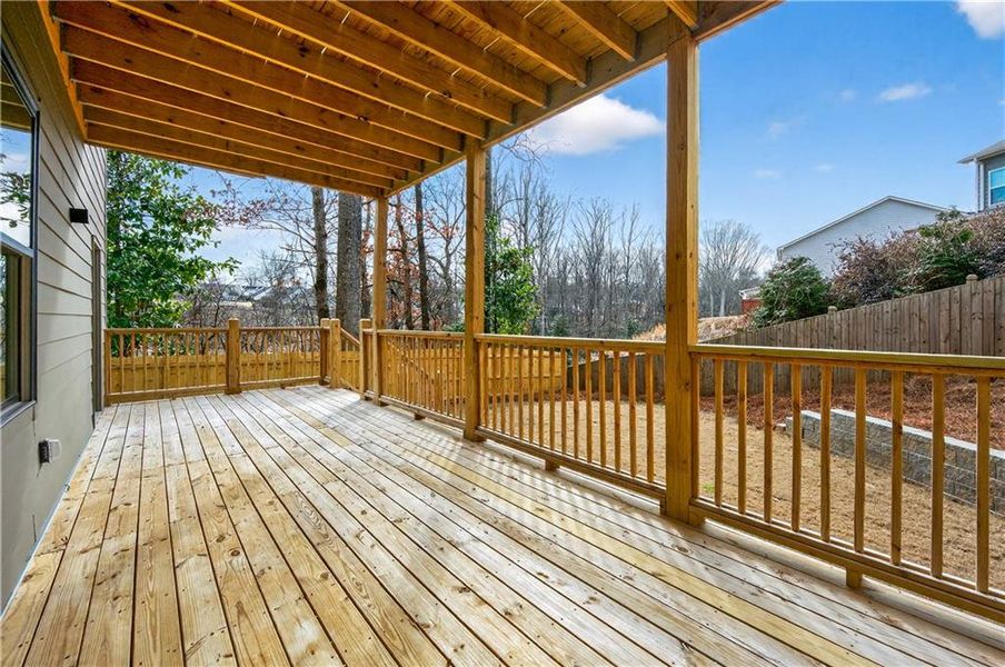 Exterior details and patio area of a home in , Buford (Image 21).