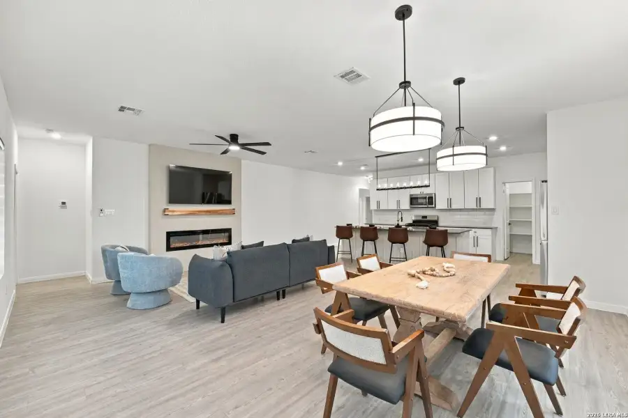 Furnished interior view inside a new home in Sage Meadows, St. Hedwig (Image 5).