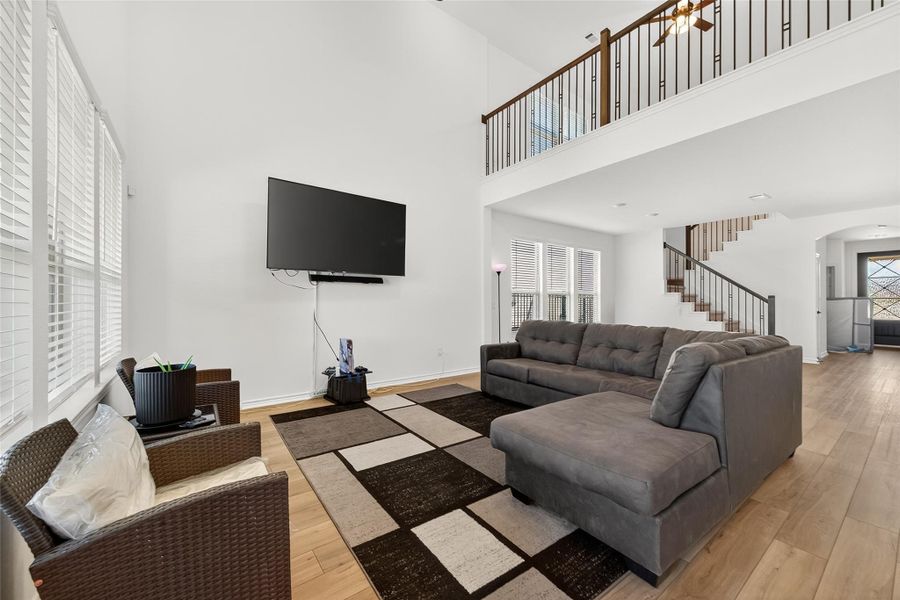 Furnished interior view inside a new home in Sunterra, Katy (Image 7).