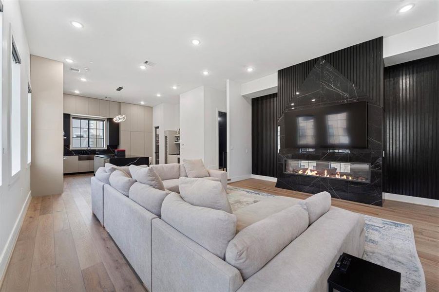 Furnished interior view inside a new home in , Houston (Image 7). Furnished interior view inside a new home in , Houston (Image 7).