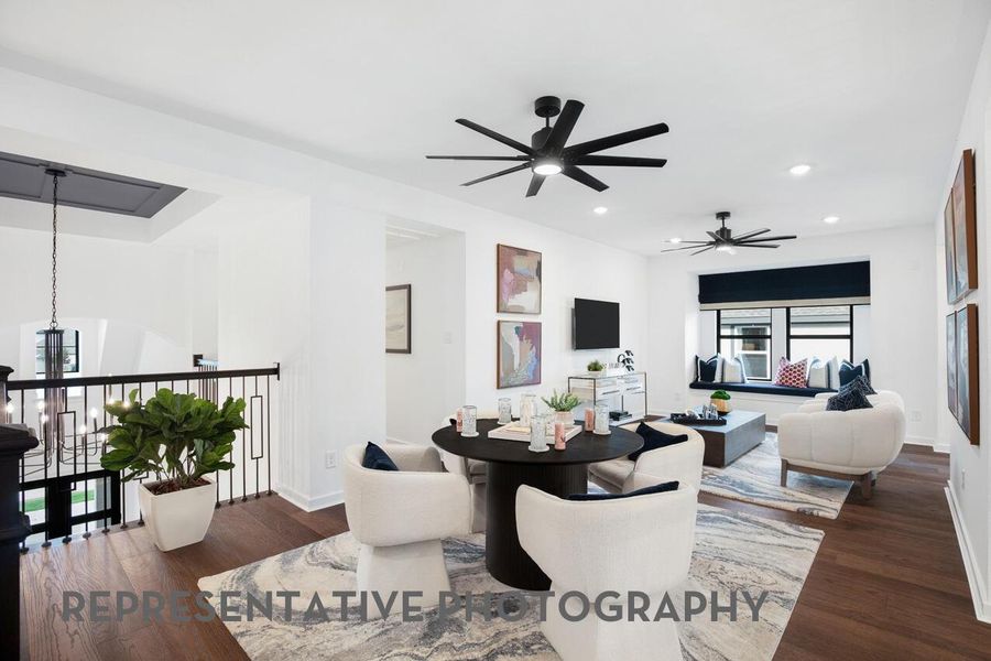 Furnished interior view inside a new home in Jordan Ranch, Fulshear (Image 23).