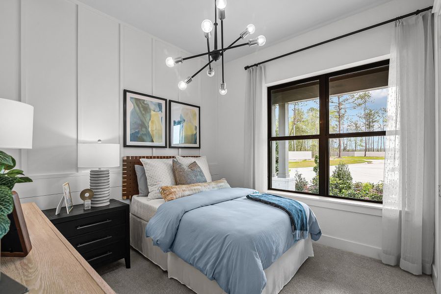 Representative furnished interior of a home built from the The Lavender by David Weekley Homes in Kresston, Montgomery (Image 3). Representative furnished interior of a home built from the The Lavender by David Weekley Homes in Kresston, Montgomery (Image 3).