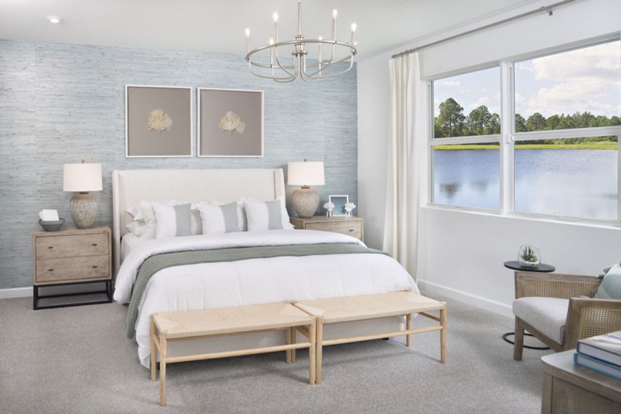 Furnished interior view inside a new home in Tradition, Port St. Lucie (Image 5).