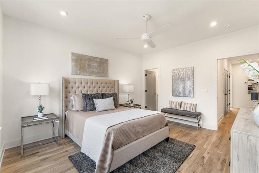 Furnished interior view inside a new home in Madison Park South, Atlanta (Image 9).