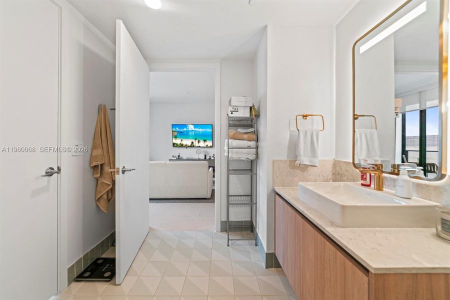 Furnished interior view inside a new home in , Miami (Image 24).