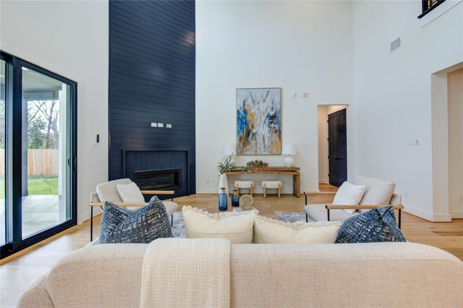 Gas log fireplace is ready for our Houston cold days Gas log fireplace is ready for our Houston cold days