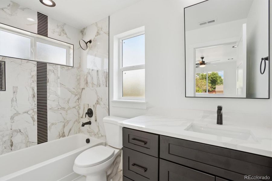 Furnished interior view inside a new home in , Denver (Image 16).