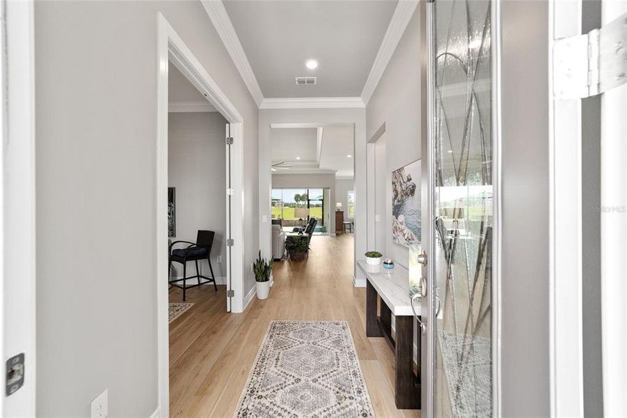 Furnished interior view inside a new home in , Ocala (Image 45).