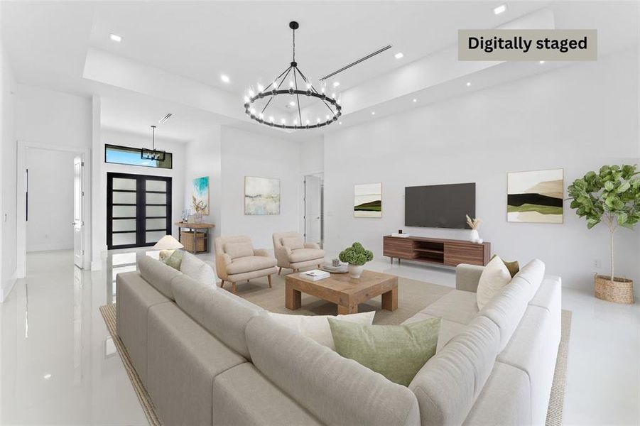 Furnished interior view inside a new home in , Palm Bay (Image 72). Furnished interior view inside a new home in , Palm Bay (Image 72).