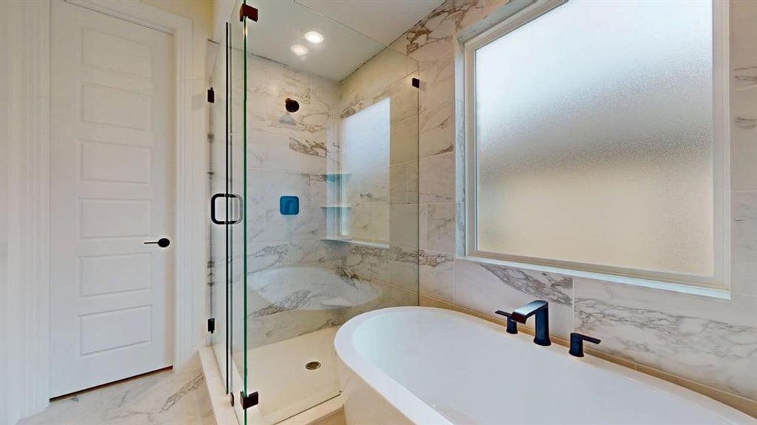 Furnished interior view inside a new home in Pecan Square: 40ft. lots, Northlake (Image 23).