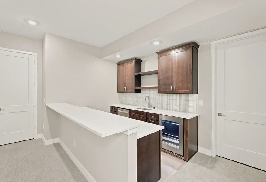 Homesite 68 - Finished Basement Wet Bar - 15 of 16 Homesite 68 - Finished Basement Wet Bar - 15 of 16