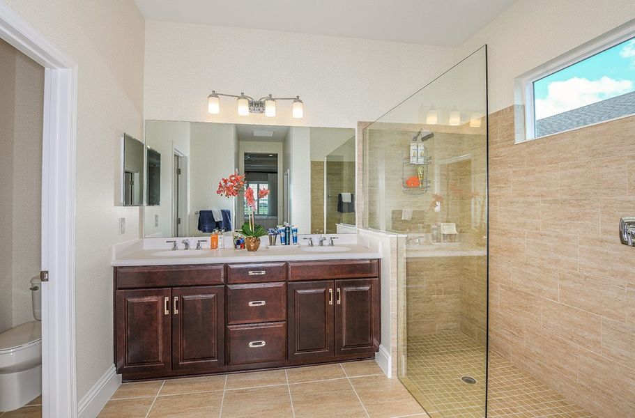 Representative furnished interior of a home built from the Bright Meadow 2 by Neal Communities in Canoe Creek, Parrish (Image 9).