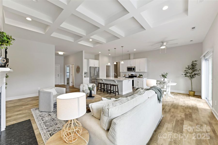 Open Plan with tons of upgrades, thoughtful finishes & plenty of natural light pouring in!