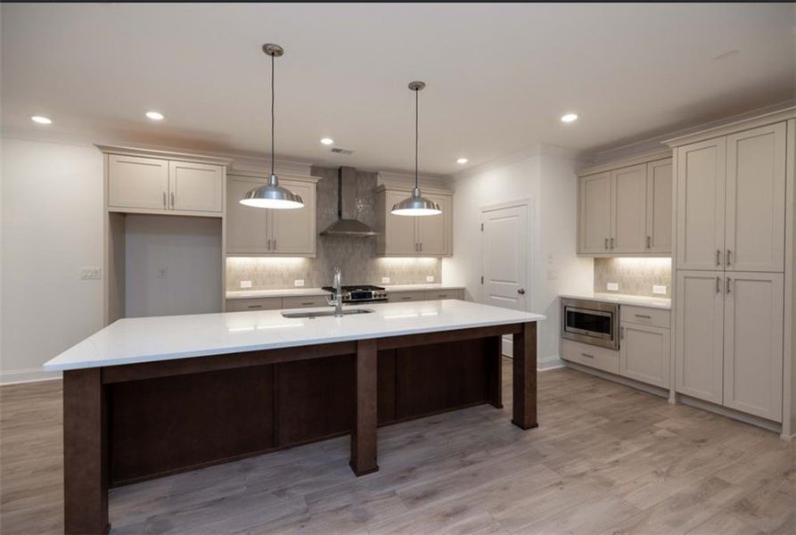 Furnished interior view inside a new home in Evanshire Townhomes, Duluth (Image 14).