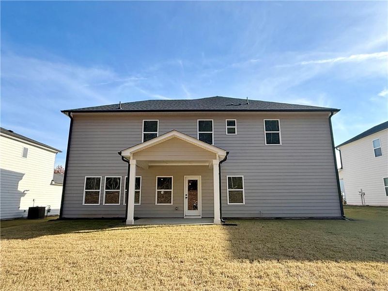 Exterior details and patio area of a home in Vines at Mill Creek - Legacy Series, Braselton (Image 2).