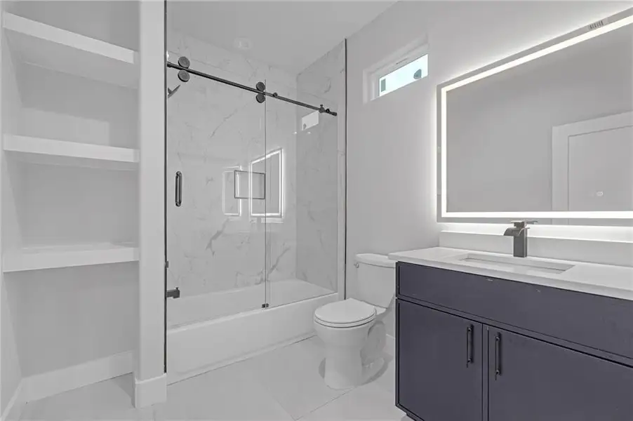 Furnished interior view inside a new home in , Oxford (Image 12).
