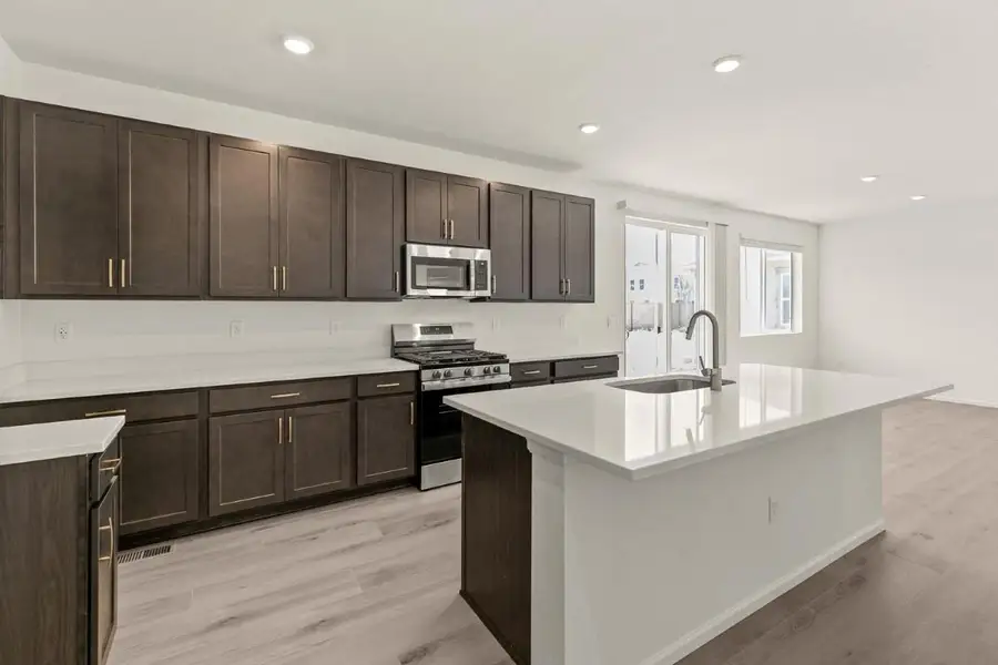 Furnished interior view inside a new home in Bennett Crossing Reserve, Bennett (Image 5).