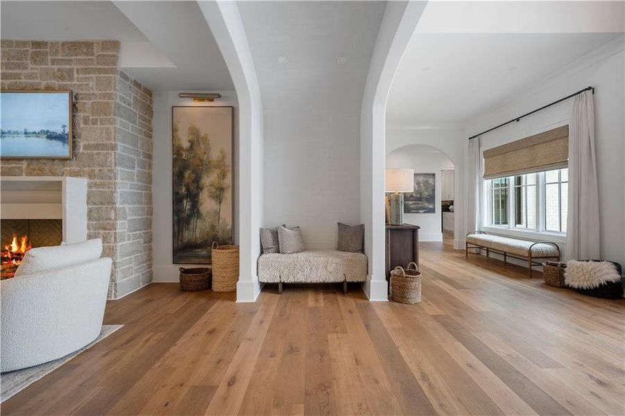 Furnished interior view inside a new home in , Alpharetta (Image 69).