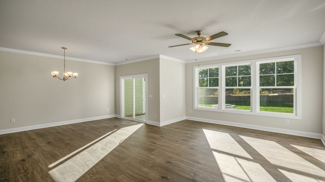 Spacious, unfurnished interior of a new home in The Grove at Glennview, Kernersville (Image 14).