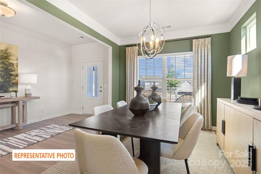 Furnished interior view inside a new home in Green Acres, Concord (Image 9).