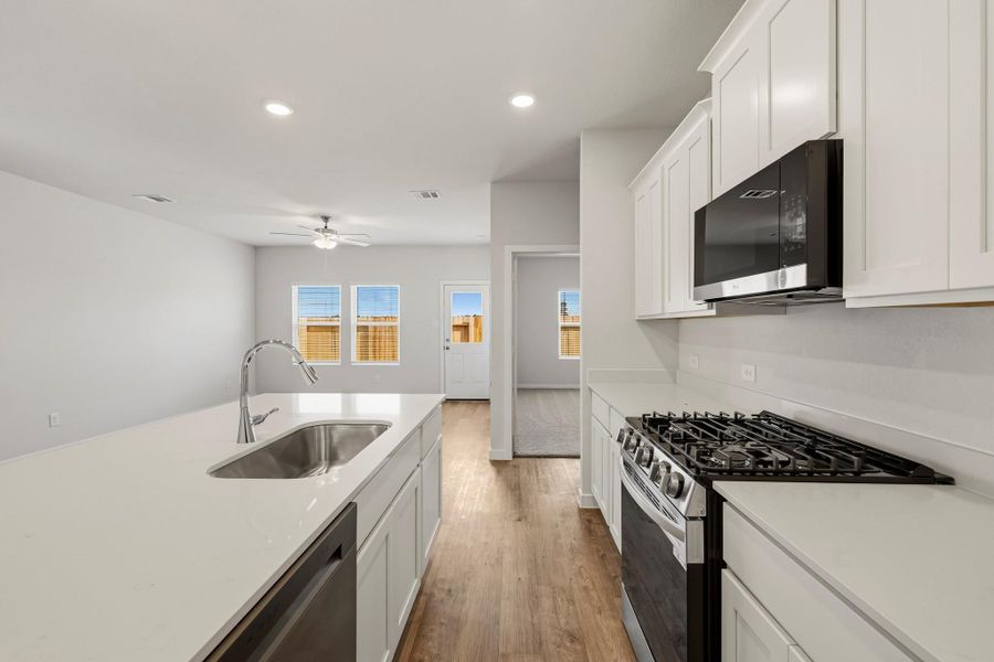 Furnished interior view inside a new home in Northpark South, Porter (Image 3).