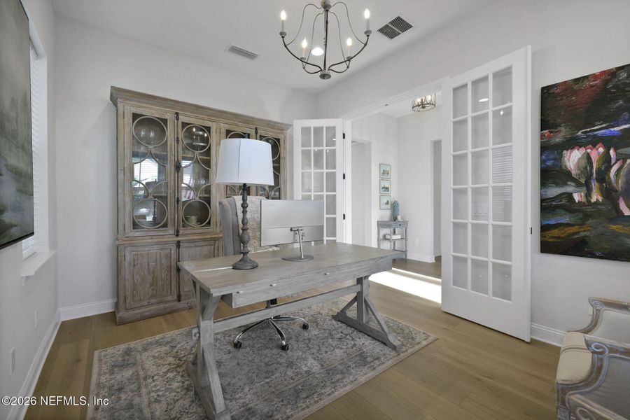 Furnished interior view inside a new home in Settler's Landing at Nocatee, Ponte Vedra (Image 22).