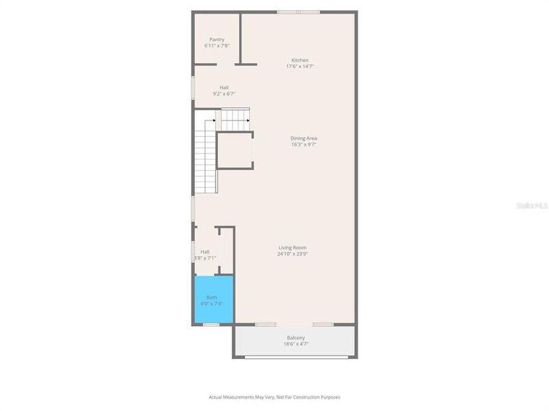 2D floor plan layout of this home in , Tampa, FL (Image 7).