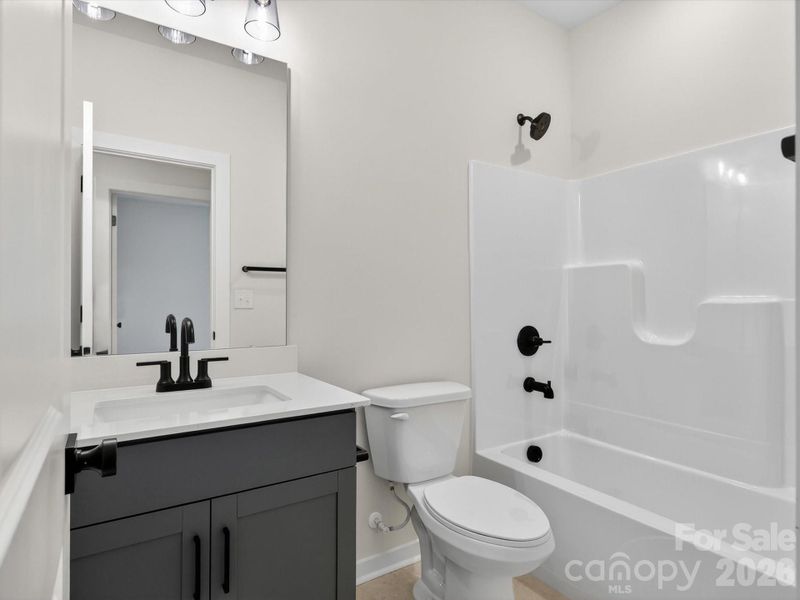 Furnished interior view inside a new home in Whitley Preserve – Park Collection, Mint Hill (Image 8).