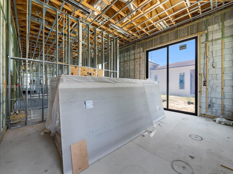 In-progress construction of a new home in , Miami, FL (Image 37). In-progress construction of a new home in , Miami, FL (Image 37).