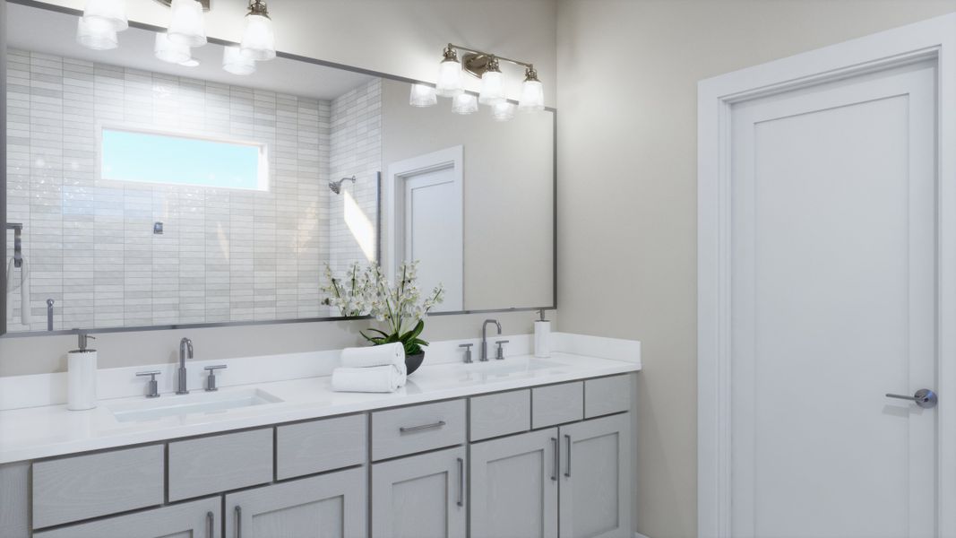 Representative furnished interior of a home built from the Acacia by Risewell Homes in Oakview, Apopka (Image 9).