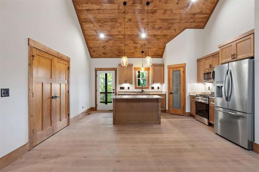 Furnished interior view inside a new home in , Ellijay (Image 11).