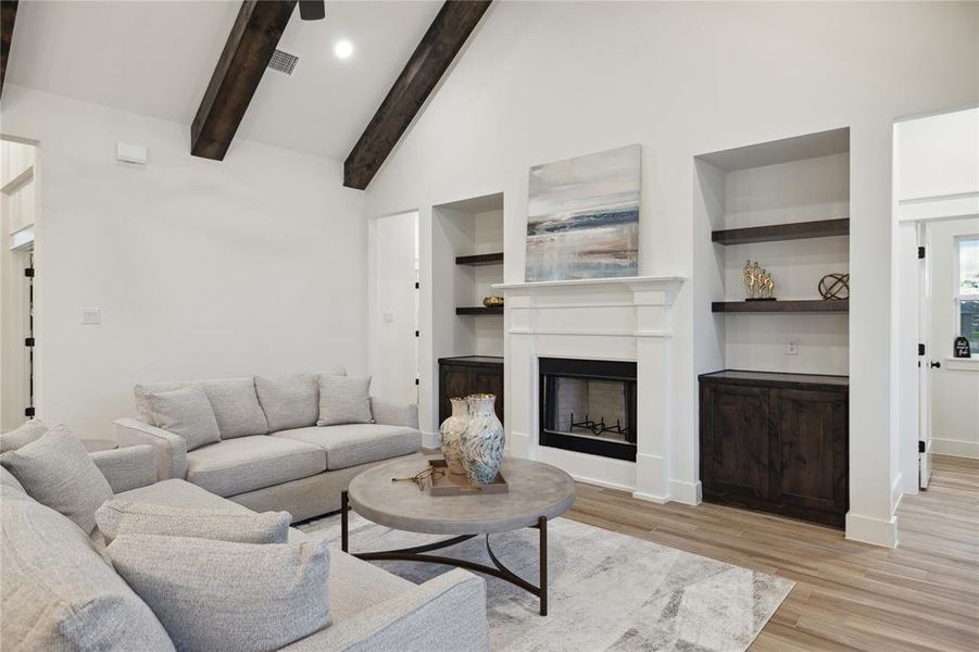Furnished interior view inside a new home in Vintage Oaks, Weatherford (Image 17).