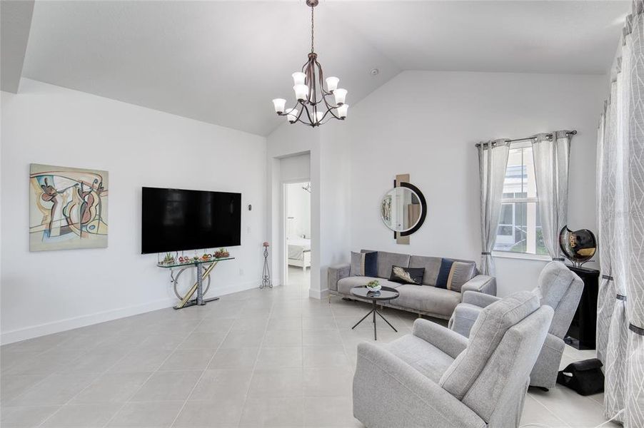 Furnished interior view inside a new home in , Daytona Beach (Image 8). Furnished interior view inside a new home in , Daytona Beach (Image 8).