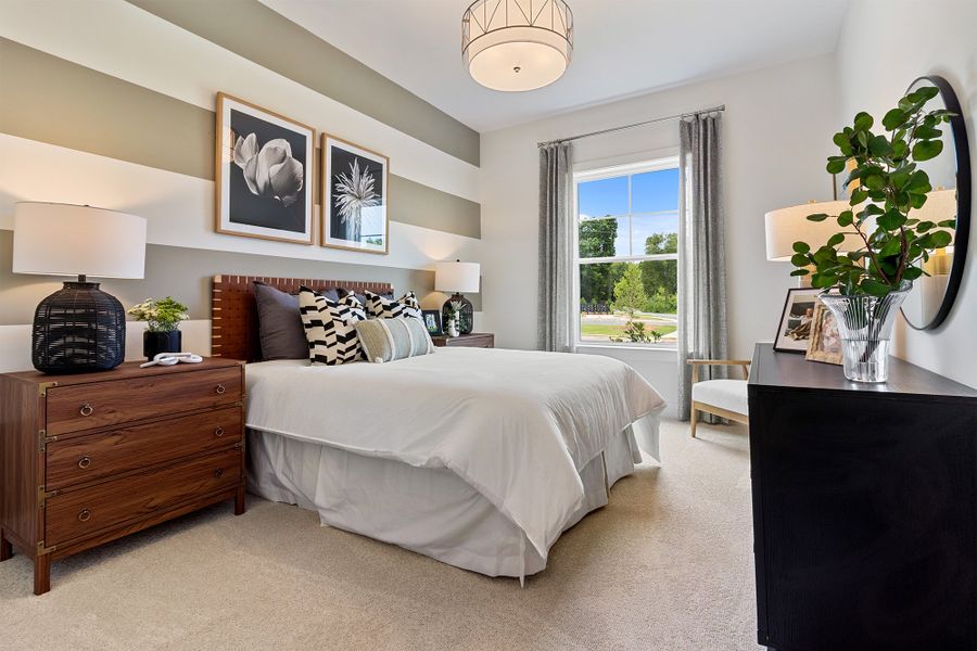 Representative furnished interior of a home built from the The Anglewood by David Weekley Homes in Old Mill Preserve, Dallas (Image 5).