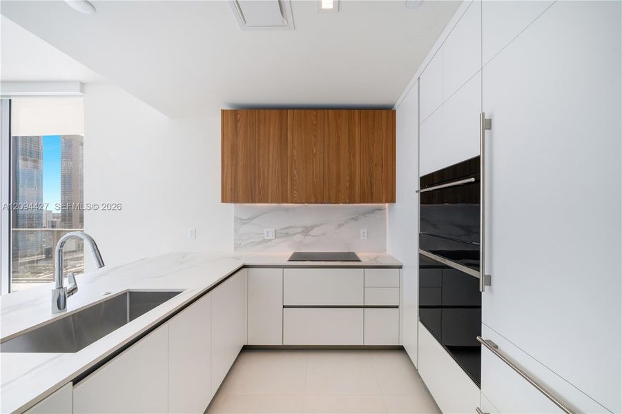 Furnished interior view inside a new home in , Miami (Image 11).