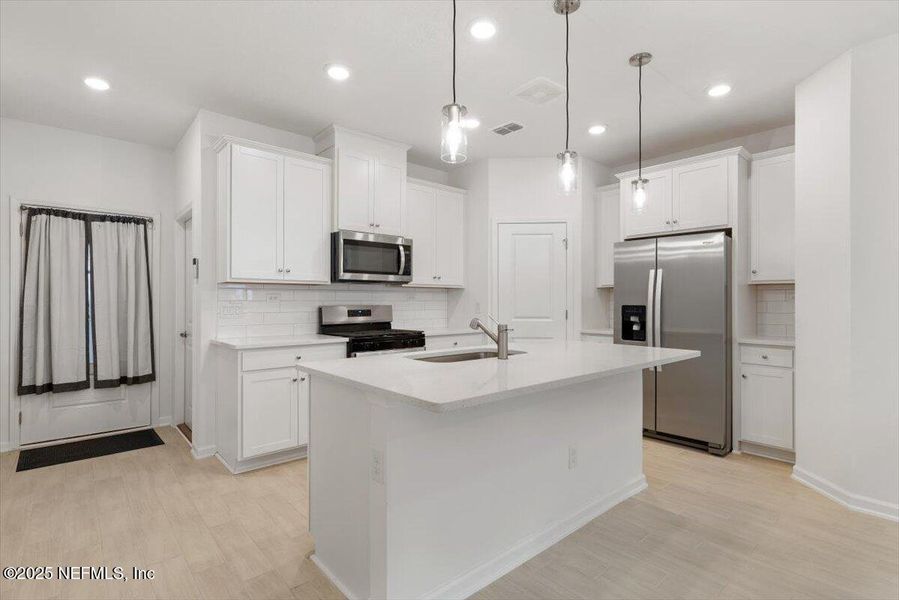 Furnished interior view inside a new home in Brandon Lakes at Silver Landing, St. Augustine (Image 10). Furnished interior view inside a new home in Brandon Lakes at Silver Landing, St. Augustine (Image 10).