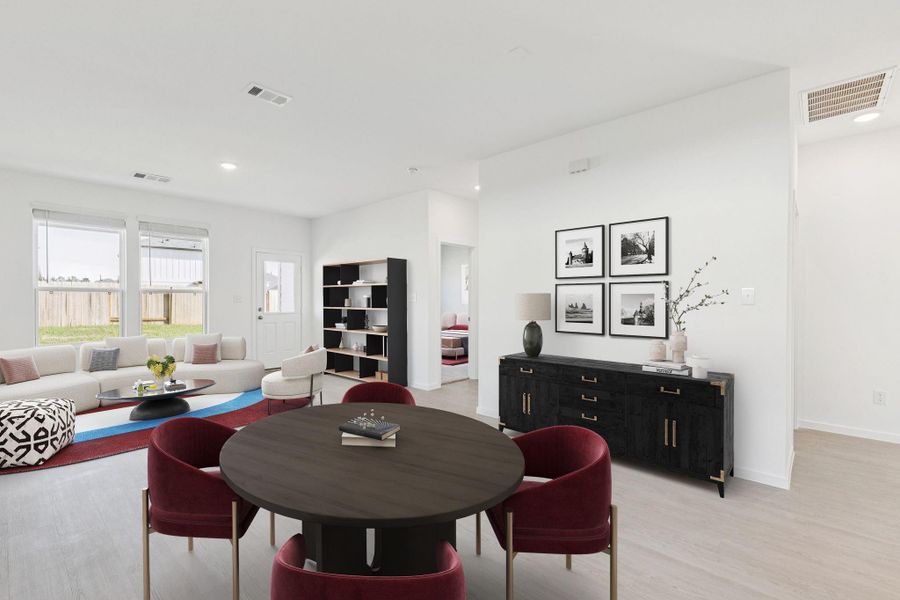 Furnished interior view inside a new home in Montgomery Bend, Montgomery (Image 4).