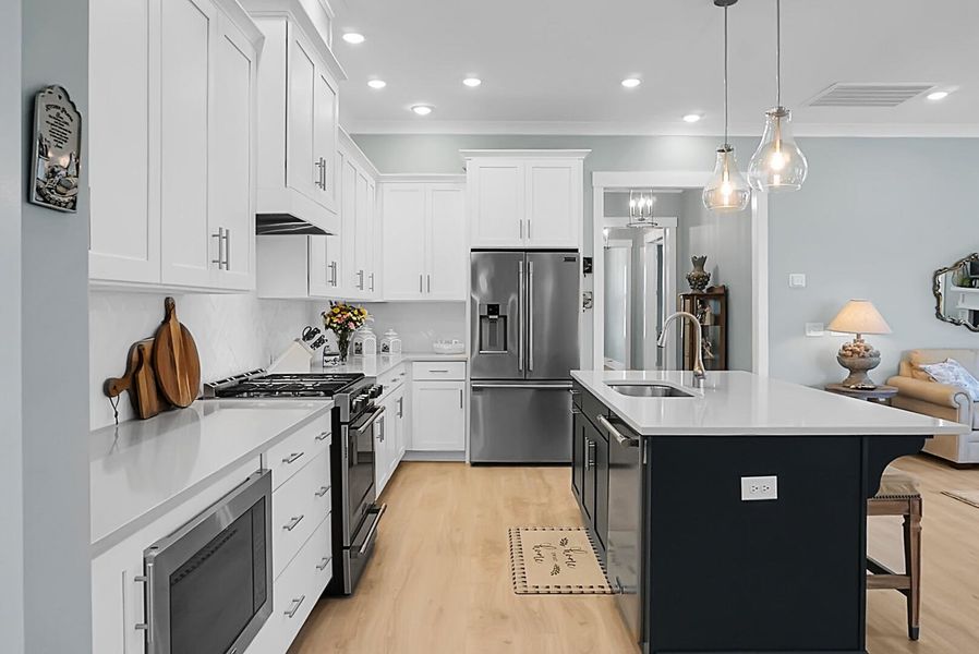 Furnished interior view inside a new home in , Summerville (Image 10).