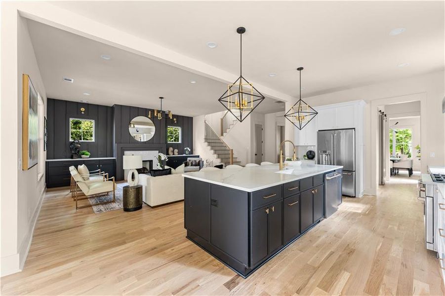 Furnished interior view inside a new home in , Atlanta (Image 7).
