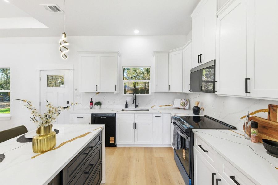 Furnished interior view inside a new home in , Bastrop (Image 13). Furnished interior view inside a new home in , Bastrop (Image 13).