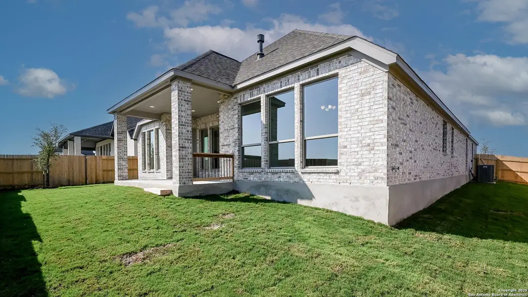 Exterior details and patio area of a home in Cibolo Valley Heights 65', Cibolo (Image 3). Exterior details and patio area of a home in Cibolo Valley Heights 65', Cibolo (Image 3).