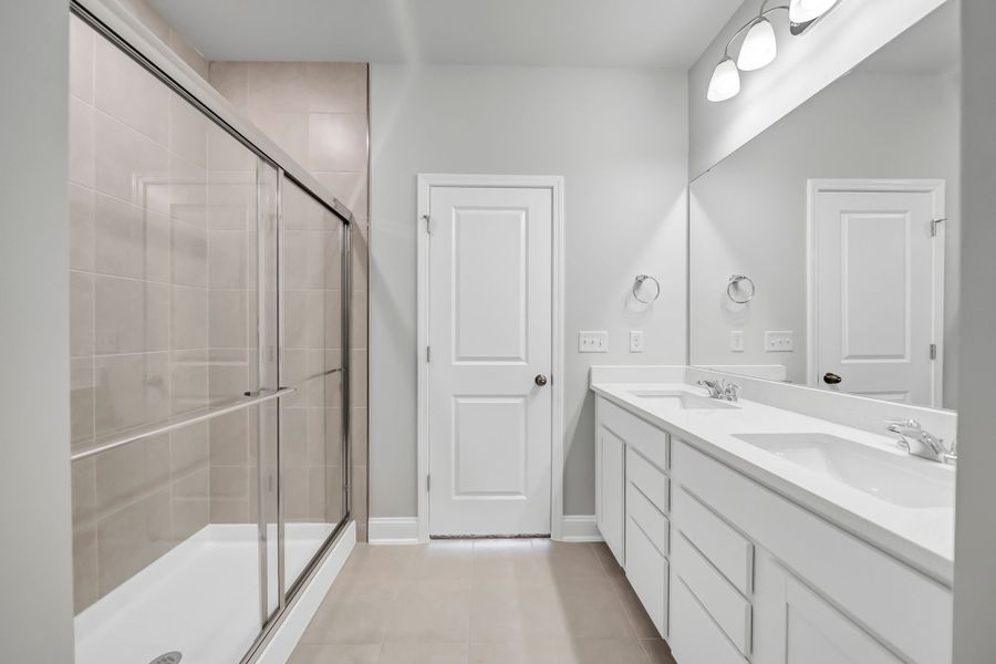 Furnished interior view inside a new home in Monroe Preserve, Chapin (Image 6).