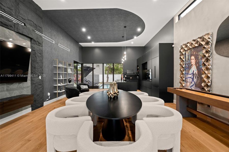 Furnished interior view inside a new home in , Miami (Image 37).