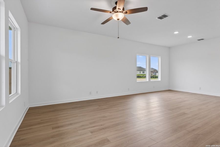 Spacious, unfurnished interior of a new home in The Wilder, Adkins (Image 13). Spacious, unfurnished interior of a new home in The Wilder, Adkins (Image 13).