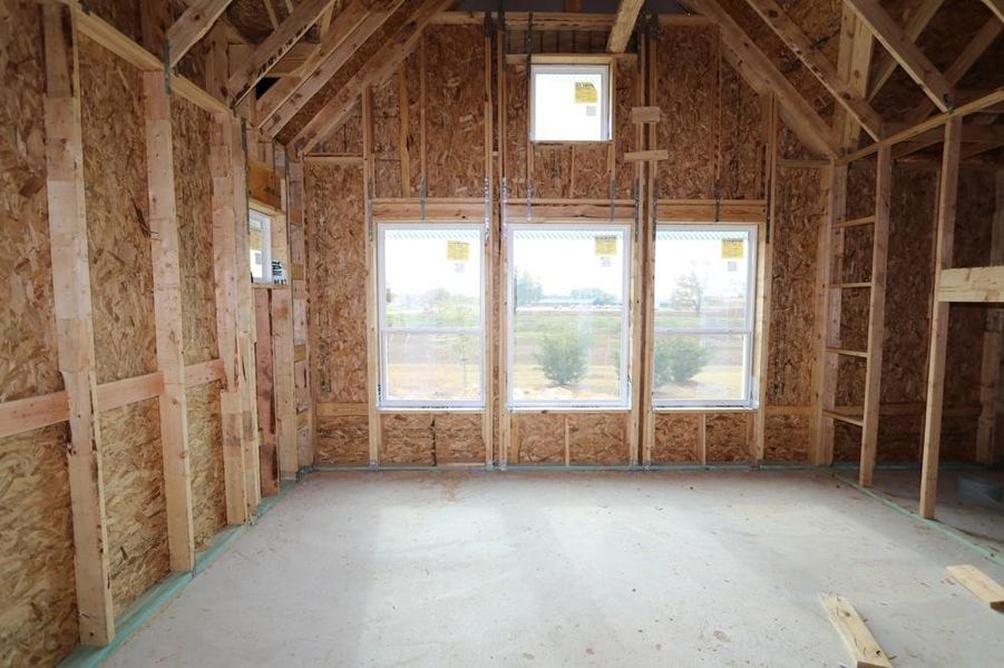 In-progress construction of a new home in Harvest Green 45', Richmond, TX (Image 5). In-progress construction of a new home in Harvest Green 45', Richmond, TX (Image 5).